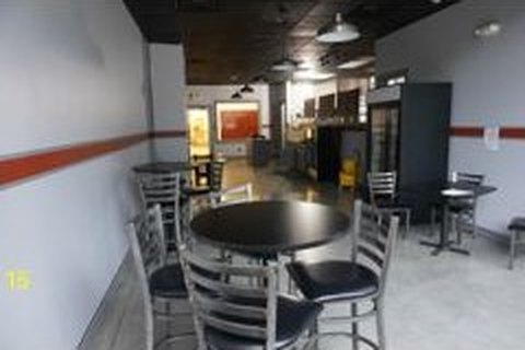 Completed cafe space