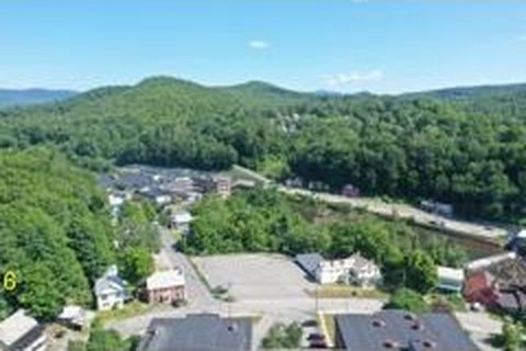 Aerial view of the campus including the boiler house