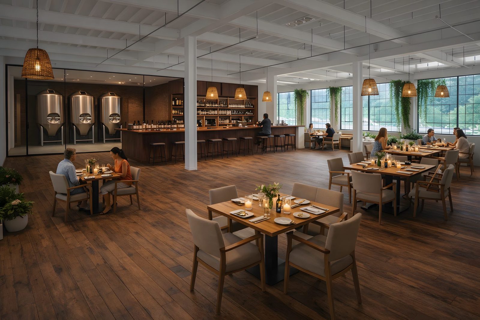 Brewery and taproom — concept rendering