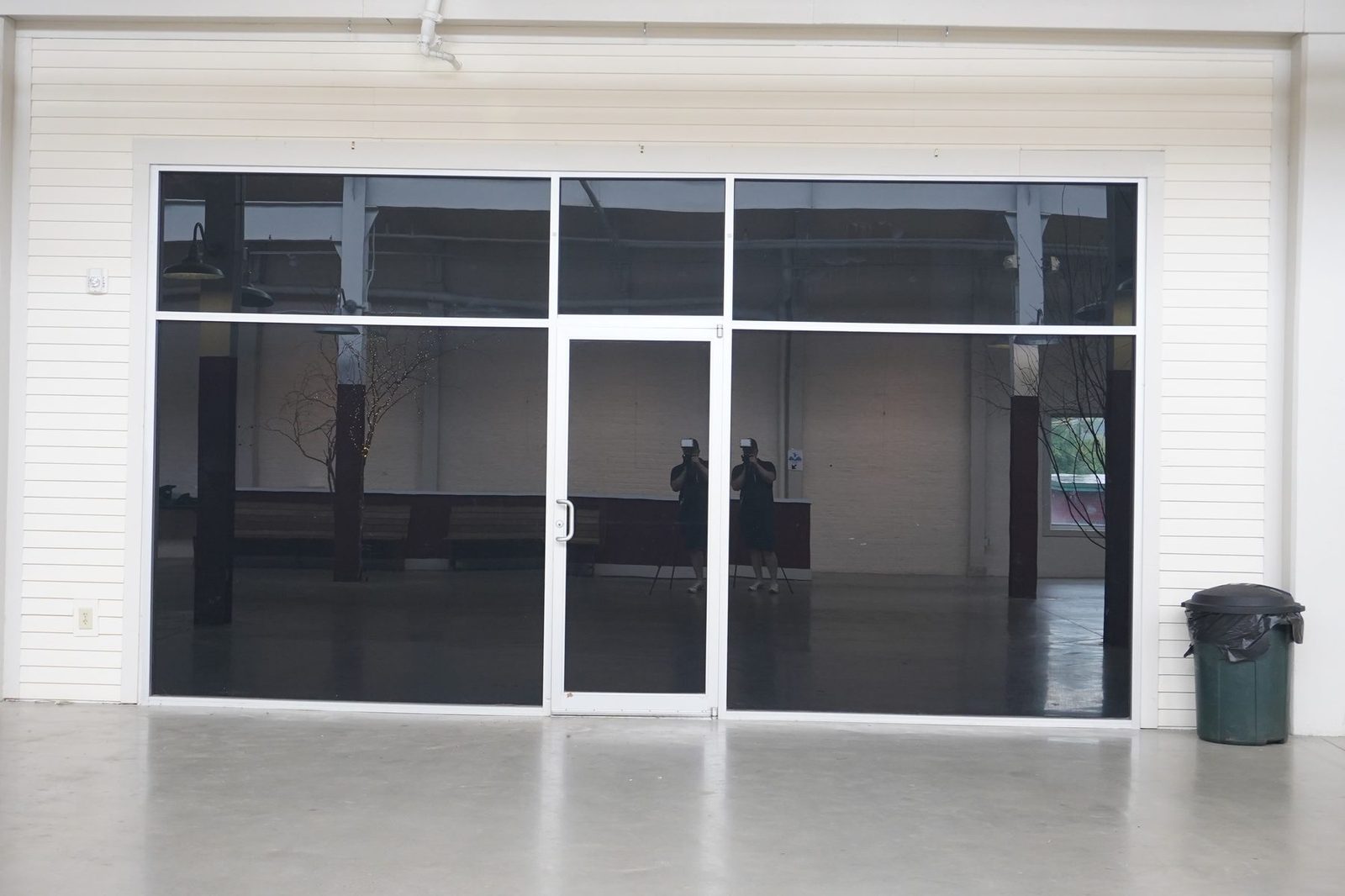 West storefront glass frontage